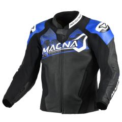 Blouson de moto Cuir Homme Macna Blitz Black / Grey