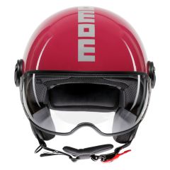 Jet Helmet Momodesign FGTR CLASSIC Candy Fucsia/White