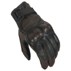 Motorcycle Gloves Man Macna Bold Brown Print