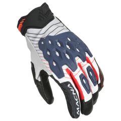 Motorcycle Gloves Man Macna Tanami White / Blue