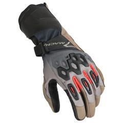 Motorcycle Gloves Man Macna Tanamax Taupe / Black