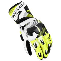 Motorcycle Gloves Man Macna Powertrack 2.0 Black / Yellow