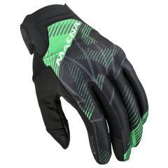 Motorcycle Gloves Man Macna Obtain Leer Black / Green