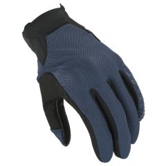 Motorcycle Gloves Man Macna Obtain Leer Blue / Black