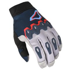 Motocross Gloves Man Macna Chameleon-1 Grey / Blue