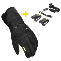 Motorcycle Gloves Man Macna Foton RTX 2.0 kit Electronically Heated Black