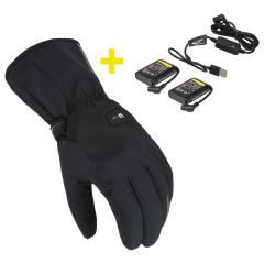 Motorcycle Gloves Man Macna Unite RTX 2.0 kit Electronically Heated Black
