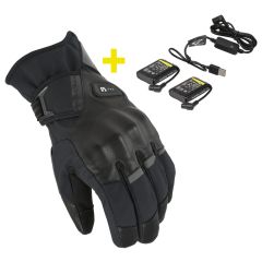 Motorcycle Gloves Man Macna Era 2.0 RTX Kit Electronically Heated Black