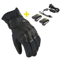 Motorcycle Gloves Woman Macna Era 2.0 RTX kit Electronically Heated Black