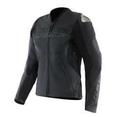 Veste de moto Cuir Femme Dainese RACING 5 Black/Black