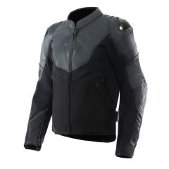 Veste de moto Cuir/Tissu Homme Dainese IPERATTIVA  Black/Black