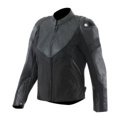 Veste de moto Cuir/Tissu Femme Dainese IPERATTIVA Black/Black