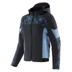 Veste de moto Femme Dainese IGNITE 2 Black/Blue Mirage