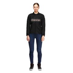 Motorradjacke Frau Dainese HEROSPHERE AIR Sommer Black/White/Peach