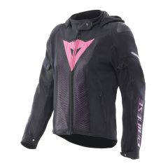 Veste de moto Tissu Femme Dainese Super Sprint Air Black/Pink/Viola