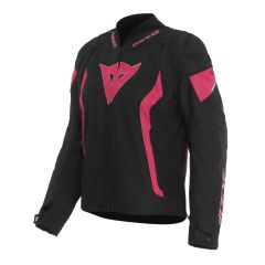 Veste de moto Tissu Femme Dainese Avro 5 Black/Fluo Pink