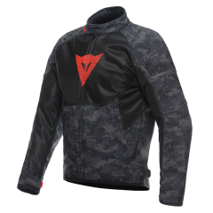Veste d'été Homme Dainese IGNITE AIR Camo-Gris/Noir/Fluo-Rouge