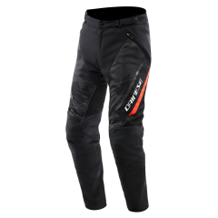 Motorcycle Pants Man Dainese DRAKE 2 SUPER AIR Black/Anthracite/Red-Fluo