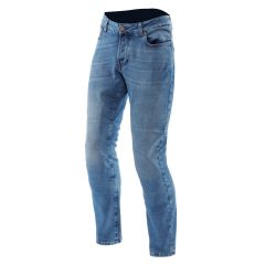 Motorcycle Pants Denim Man Dainese 5-Pocket Tapered-Fit Lightblue