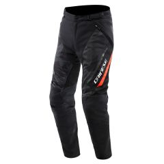 Motorcycle Pants Man Dainese Drake 2 Super Air Summer Black/Anthracite/Red-Fluo