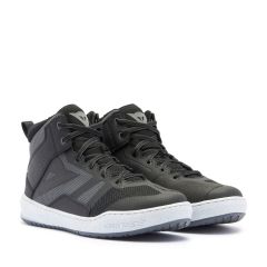 Motorcycle Shoes Man Dainese SUBURB AIR Black/White/Iron-Gate