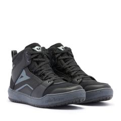 Motorcycle Shoes Woman Dainese SUBURB D-WP Waterproof Black/Iron Gate/Metal