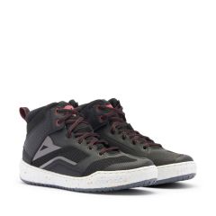 Motorcycle Shoes Woman Dainese SUBURB AIR Summer Black/White/Apple Butter