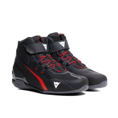 Motorcycle Shoes Man Dainese HERIAN AIR Summer Black/Red-Lava