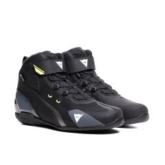 Motorcycle Shoes Man Dainese HERIAN D-WP Black/White/Yellow-Fluo