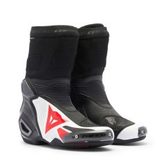 Bottes de moto Courses Homme Dainese AXIAL 2 AIR Été Black/White/Lava-Red
