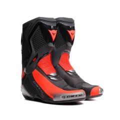 Bottes de moto Microfibre Homme Dainese TORQUE 14 Black/Red-Fluo