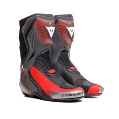 Bottes de moto Microfibre Homme Dainese TORQUE 4 S Black/Red-Lava
