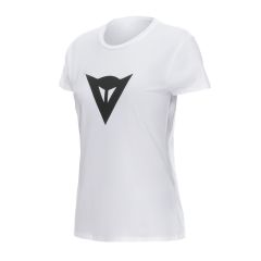 T-Shirt Woman Dainese HYPER SPEED DEMON crew neck White