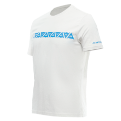 T-shirt  Cotton Dainese STRIPES LIGHT-GRAY/DIRECTOIRE-BLUE