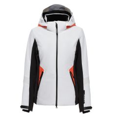 Chaqueta de esquí Dermizax®EV Mujer Dainese SPEED DEMON LAB White/Stretch Limo/Coral