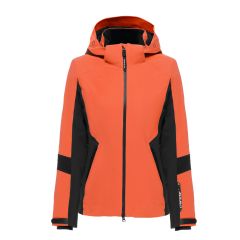 Chaqueta de esquí Dermizax®EV Mujer Dainese SPEED DEMON LAB Coral/Stretch Limo