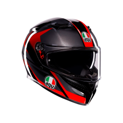 Integralhelm AGV K3 Striga Black/Grey/Red