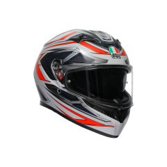 Casque Intégral AGV K3 Space Matt White/Red Fluo