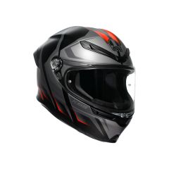 Integralhelm AGV K6 S Karve Matt Black/Grey/Red