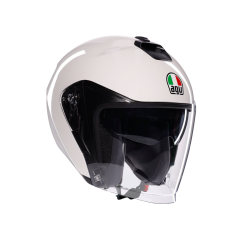 Jet Helmet AGV IRIDES Mono Materia White