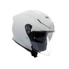 Casco Jet AGV K5 JET EVO Mono Stelvio White