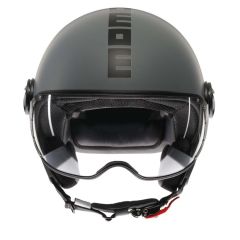 Jethelm Momodesign FGTR CLASSIC Mono Matt Grey/Black