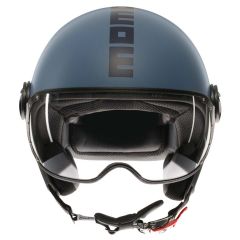 Jet Helmet Momodesign FGTR CLASSIC Mono Matt Dusty Blue/Blue