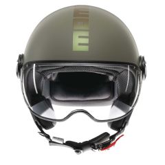 Jet Helmet Momodesign FGTR CLASSIC Flip Matt Green/Bronze
