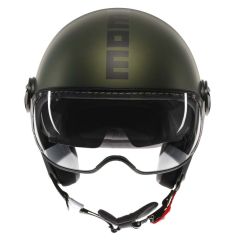 Jet Helmet Momodesign FGTR EVO Mono Matt Green/Black