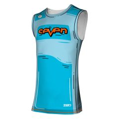 Perforated outer jersey Motocross Seven Zero Hijack Cyan