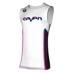 Perforated outer jersey Motocross Seven Zero Alter White/Black