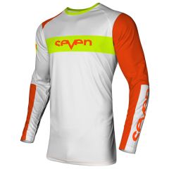 Jersey Motocross Seven Vox Fracture White/Flo Orange