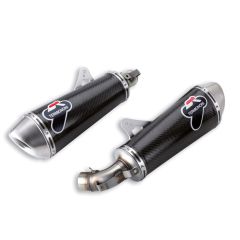 D013CR - Silenciadores Escape Racing Termignoni Carbono Ducati Monster 696/1100