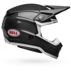 Off-Road Helmet Bell Moto-10 Spherical Solid Gloss Black/White